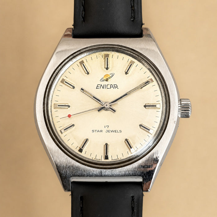 Enicar Ocean Pearl AR160 17J Manual Wind Men’s Watch Swiss Vintage image 1