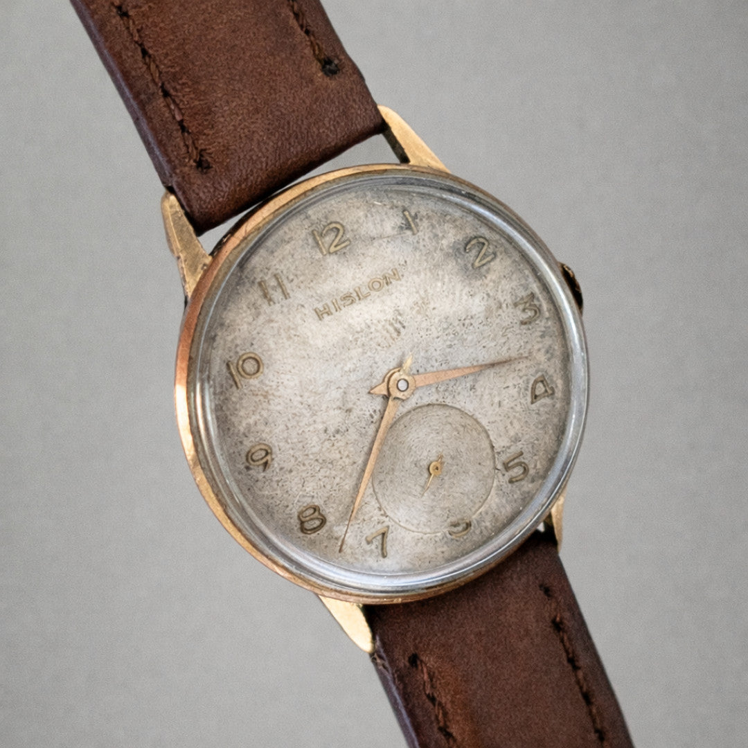 Hislon 17J Mechanical Men’s Watch 35mm Swiss Vintage image 2