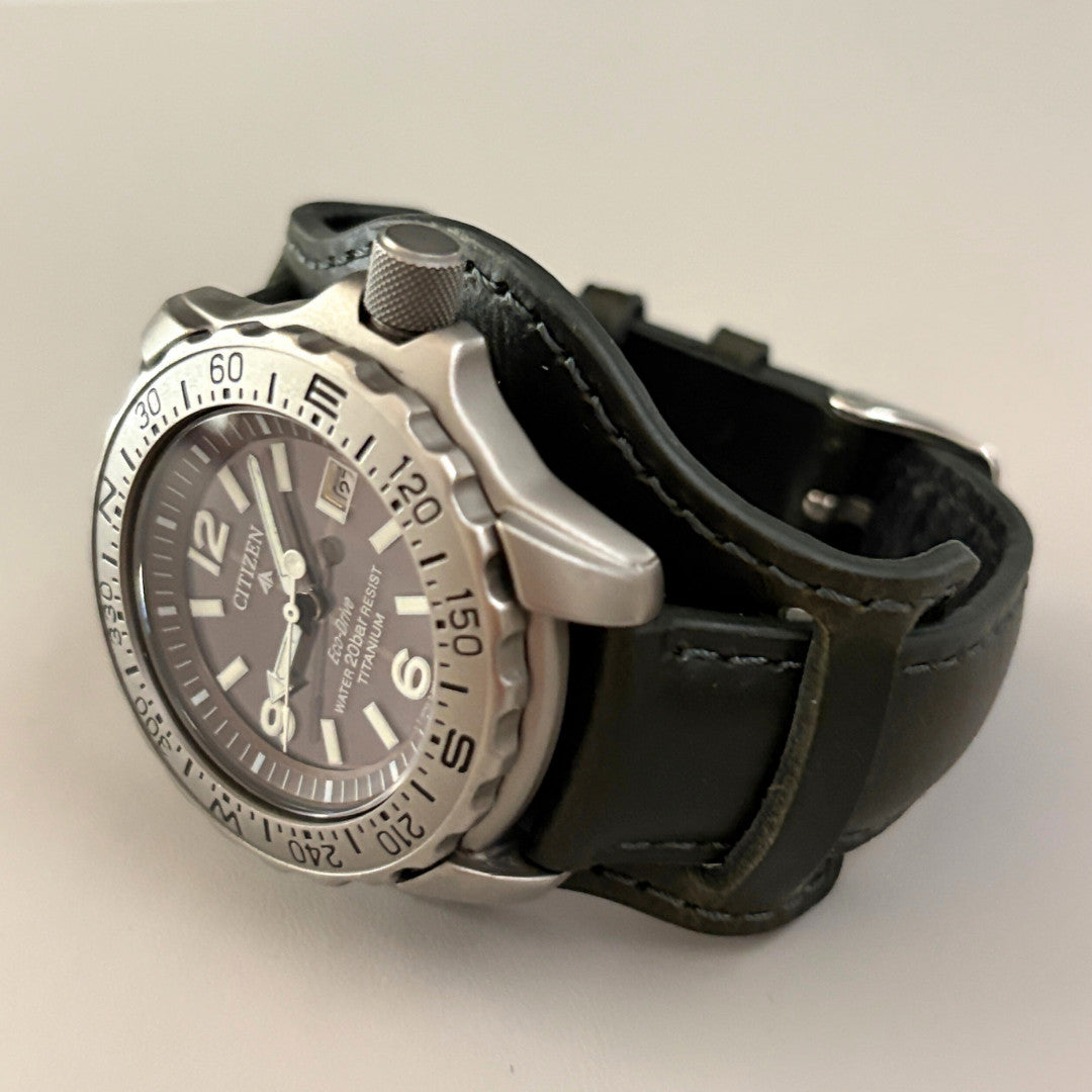 Citizen Promaster Titanium Eco-Drive 7872-H04449 43mm Men’s Watch Rare 200m archive image 8