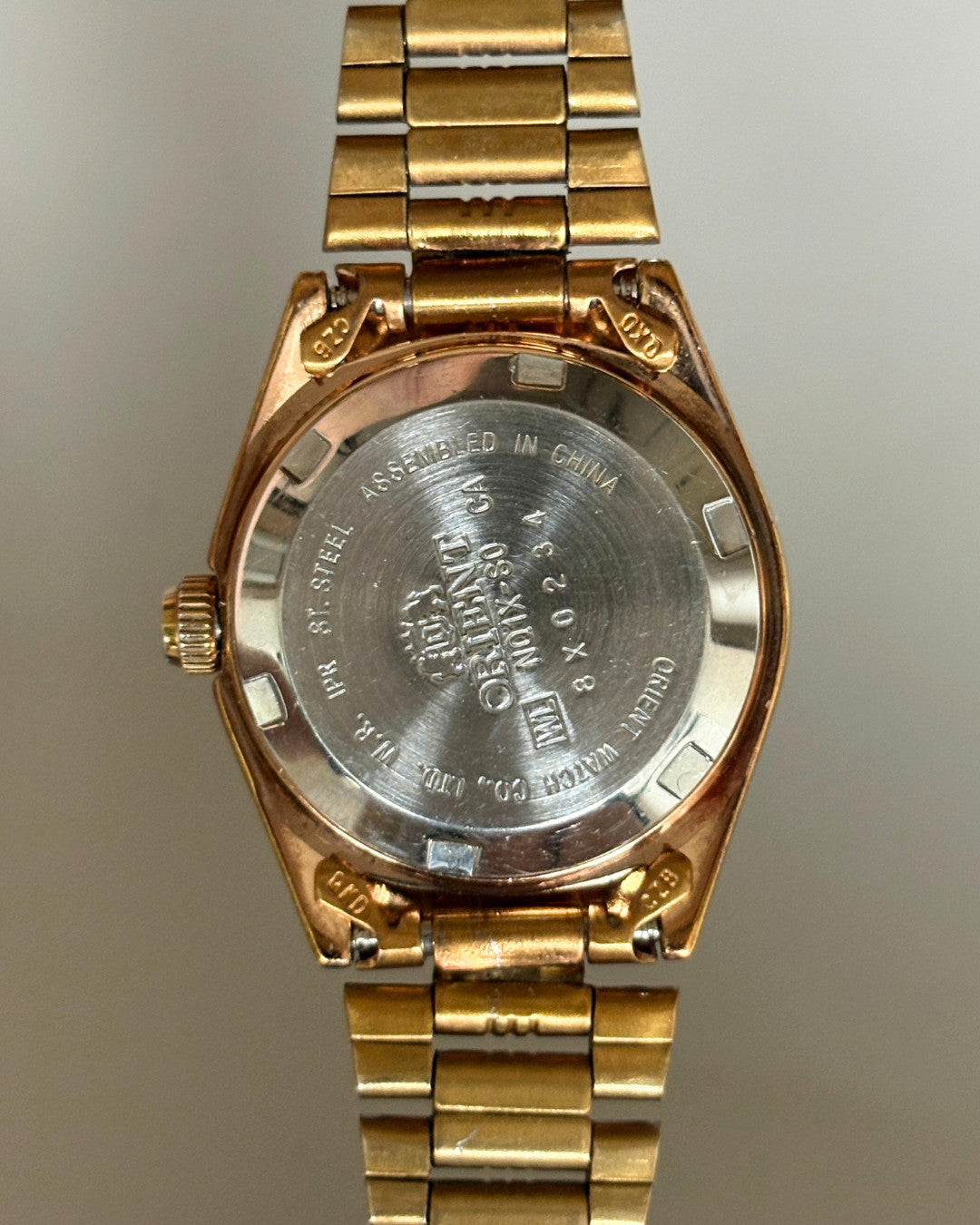 Orient Three Star Pink Dial 21J Automatic Vintage Women’s Watch Japan image 7