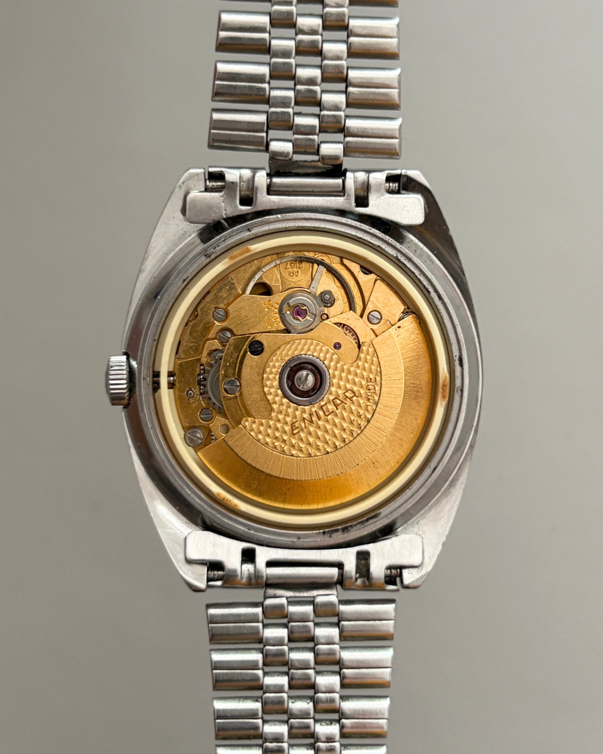 Enicar Ocean Pearl Day Date 25J Automatic Men’s Watch 1970s Swiss image 6