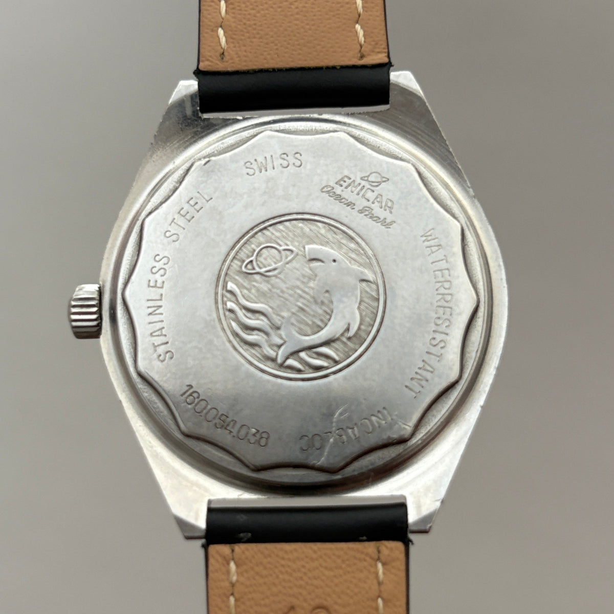 Enicar Ocean Pearl AR160 17J Manual Wind Men’s Watch Swiss Vintage image 9