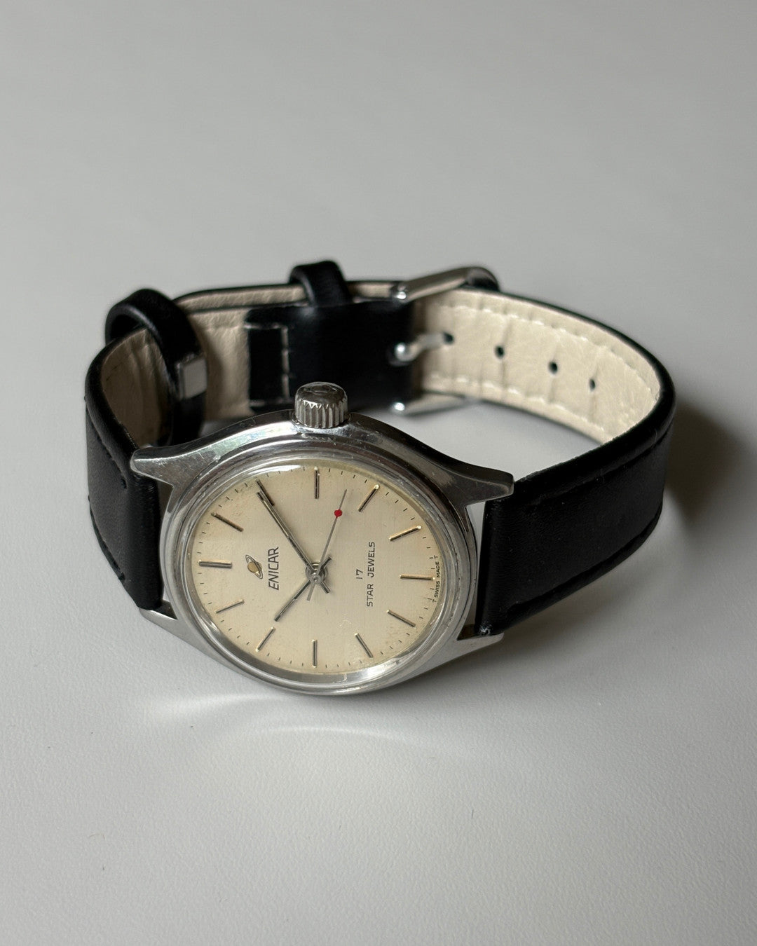 Enicar ETA 2801-2 17J Manual Wind Men’s Watch 1980s Swiss image 9