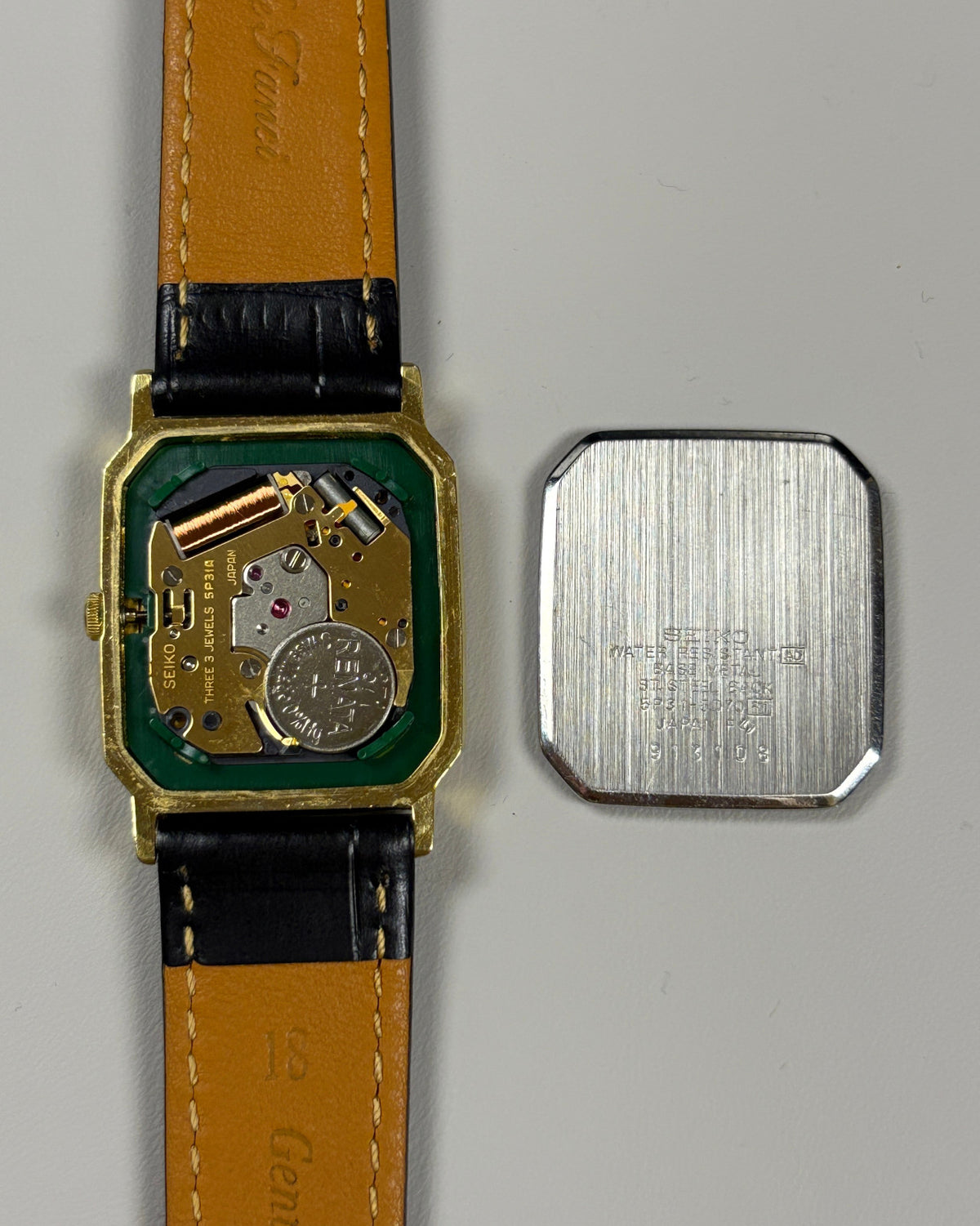 Seiko Chariot 5P31-5D70 Gold Tank Quartz Men’s Watch 1989 Japan image 8