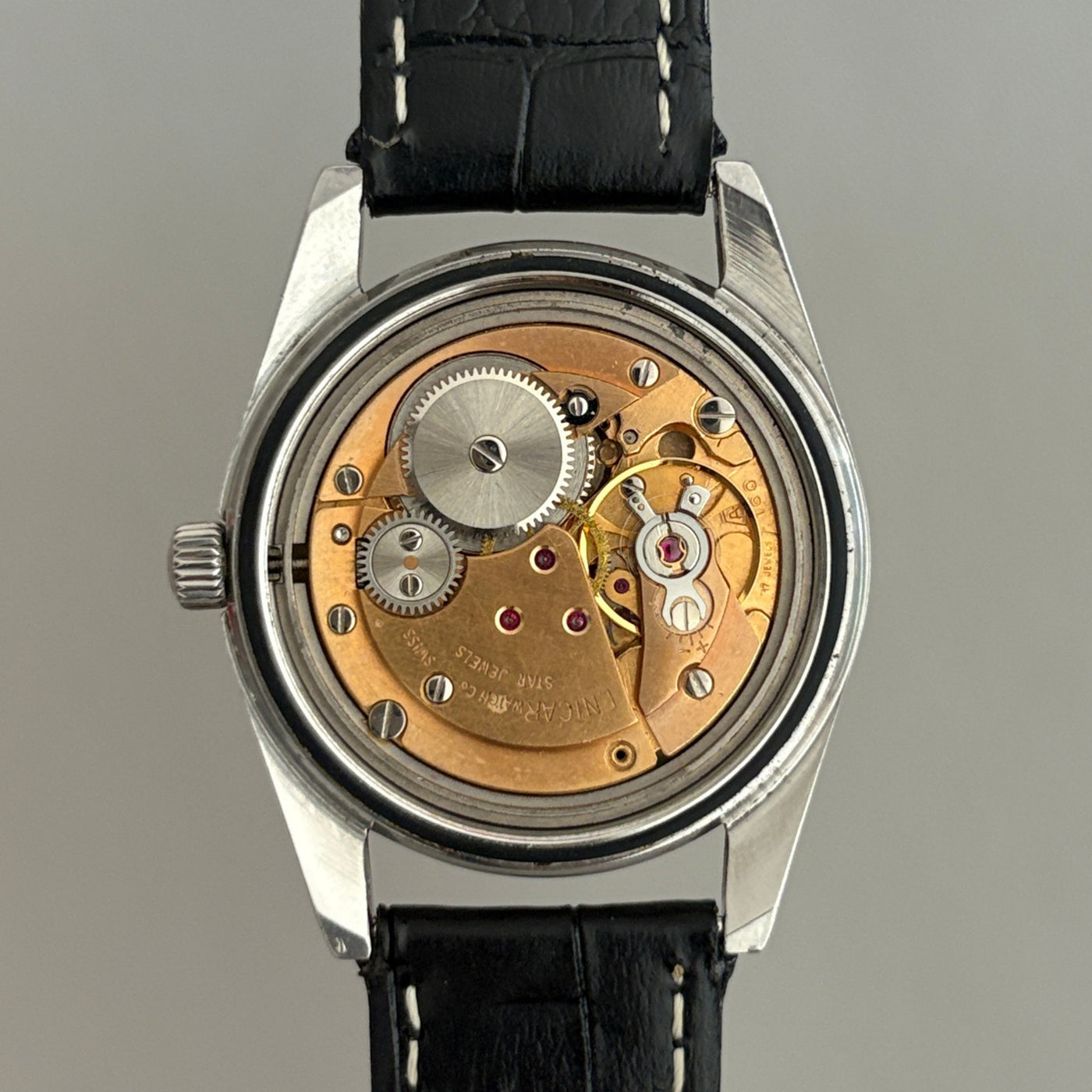 Vintage Enicar Ocean Pearl AR160 17 Jewels Hand-Wind Swiss Men’s Watch archive image 5