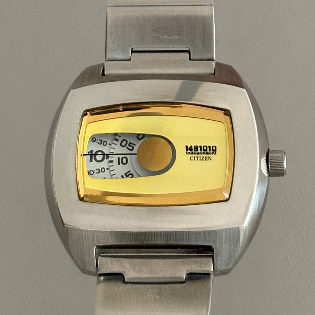 90's Citizen Independent 6038-L16258 Jump Hour Quartz JDM Men’s Watch archive image 1