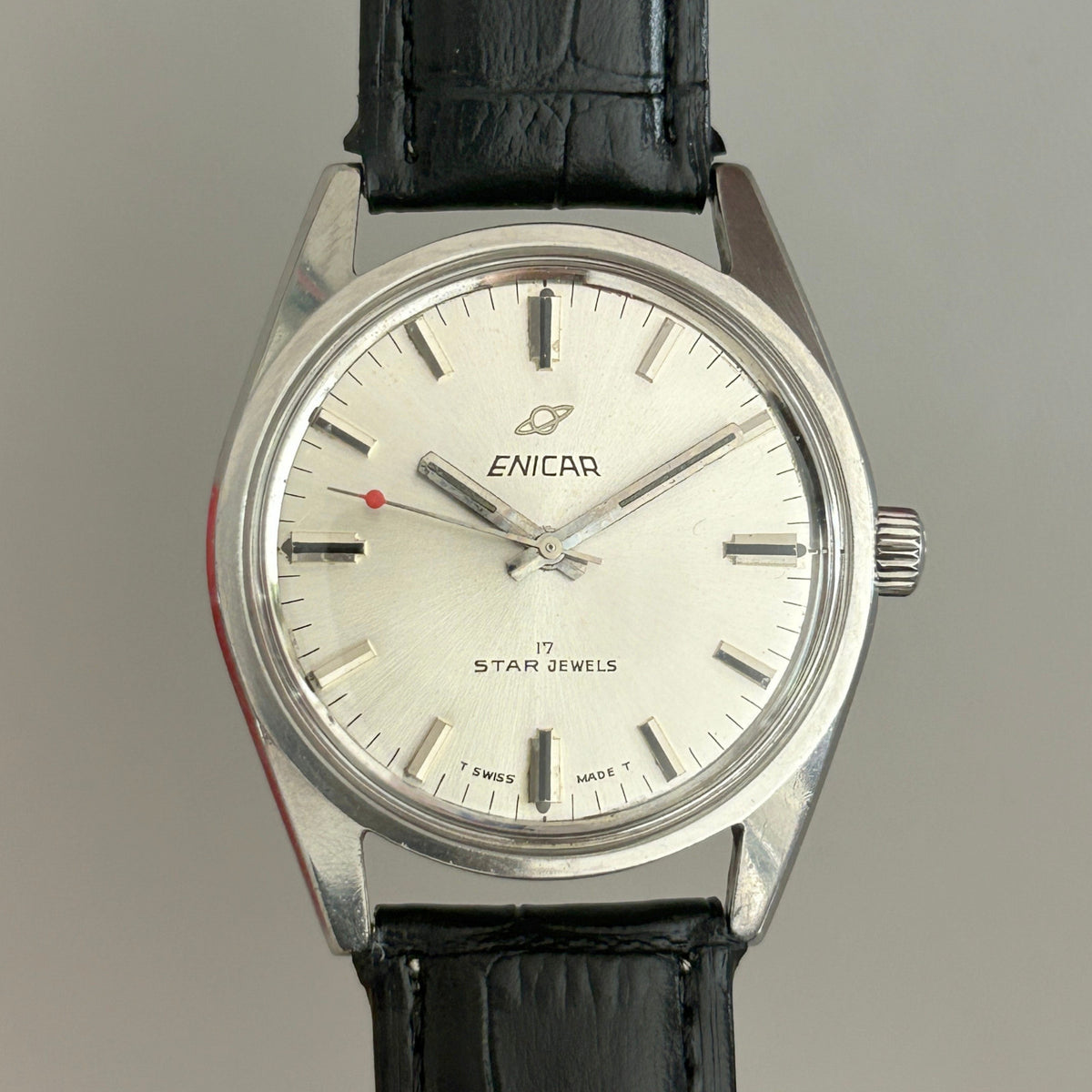 Vintage Enicar Ocean Pearl AR160 17 Jewels Hand-Wind Swiss Men’s Watch archive image 1