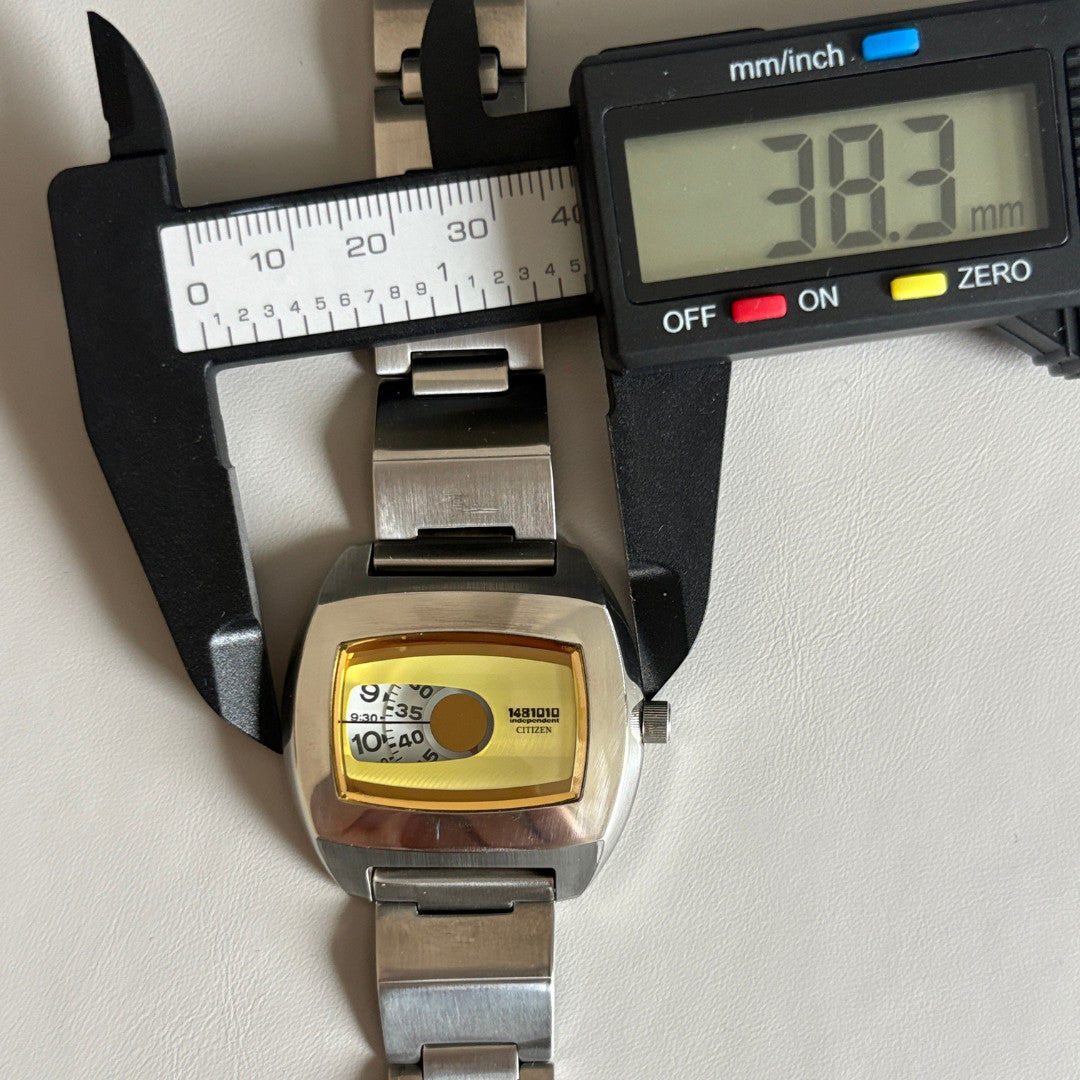 90's Citizen Independent 6038-L16258 Jump Hour Quartz JDM Men’s Watch archive image 5