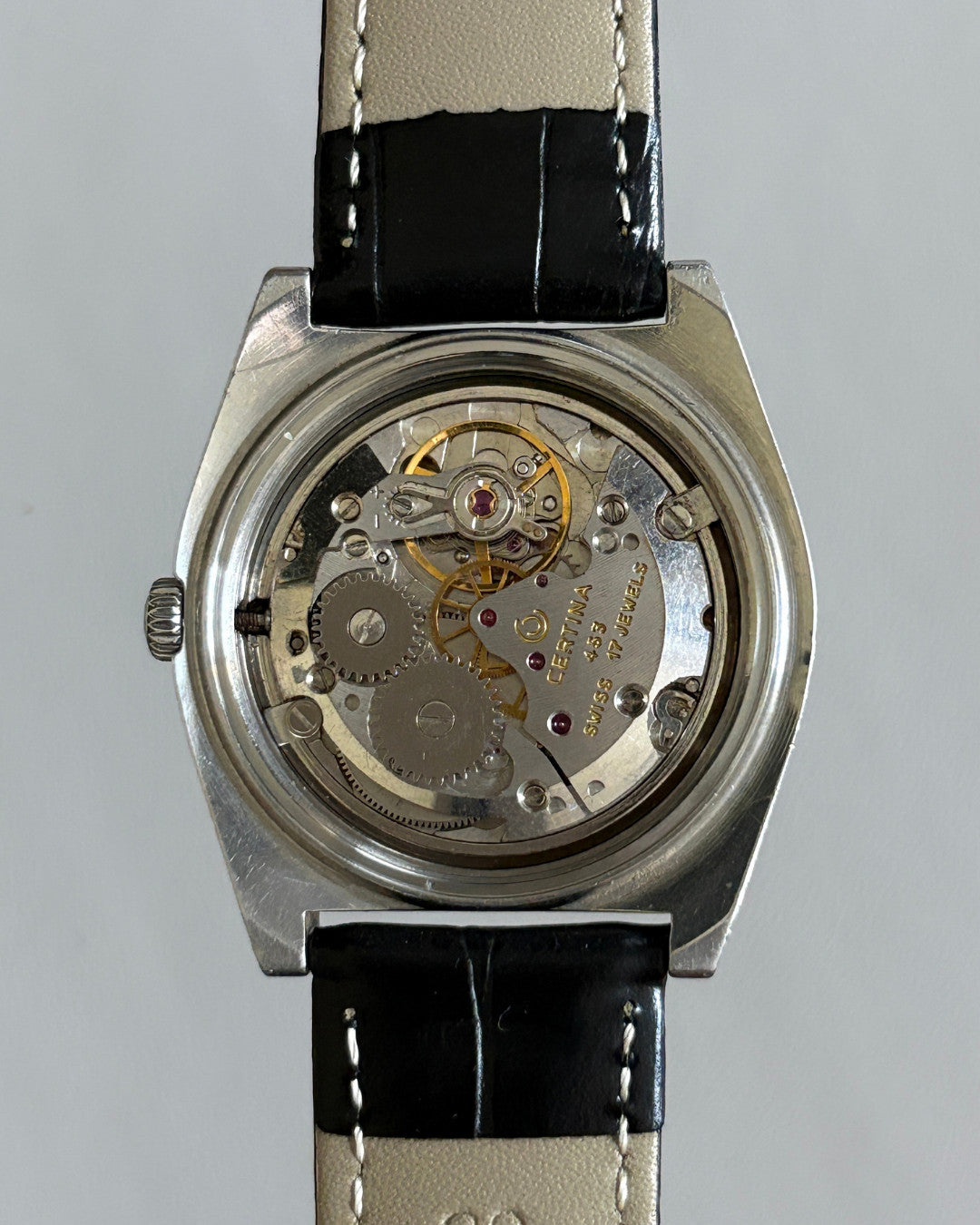 Certina 17J Manual Wind Men’s Watch Swiss Made 1970s Vintage image 6