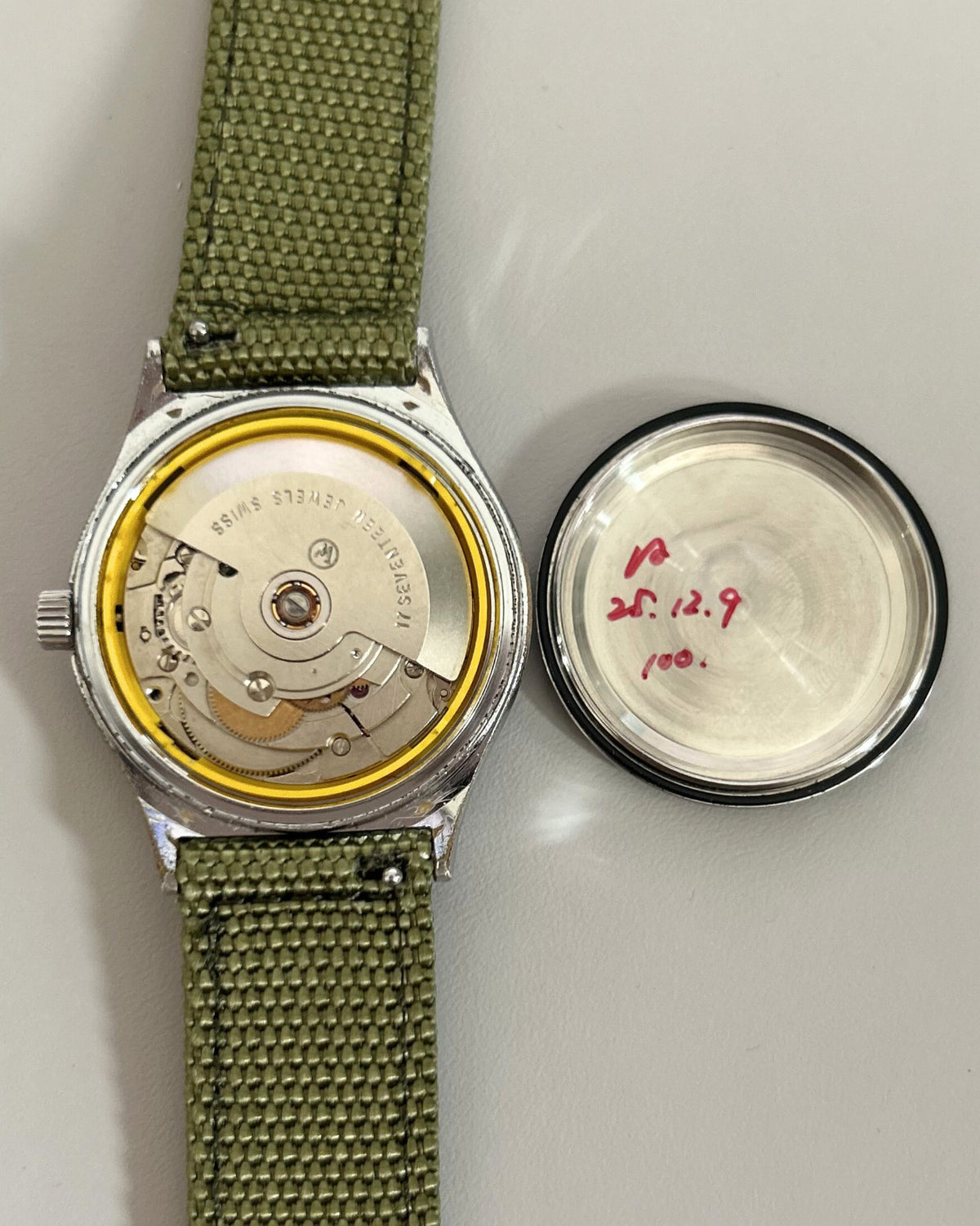 West End Sowar 17J Automatic 34mm Vintage Men’s Watch Swiss image 9