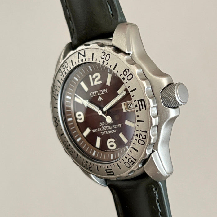 Citizen Promaster Titanium Eco-Drive 7872-H04449 43mm Men’s Watch Rare 200m image 7