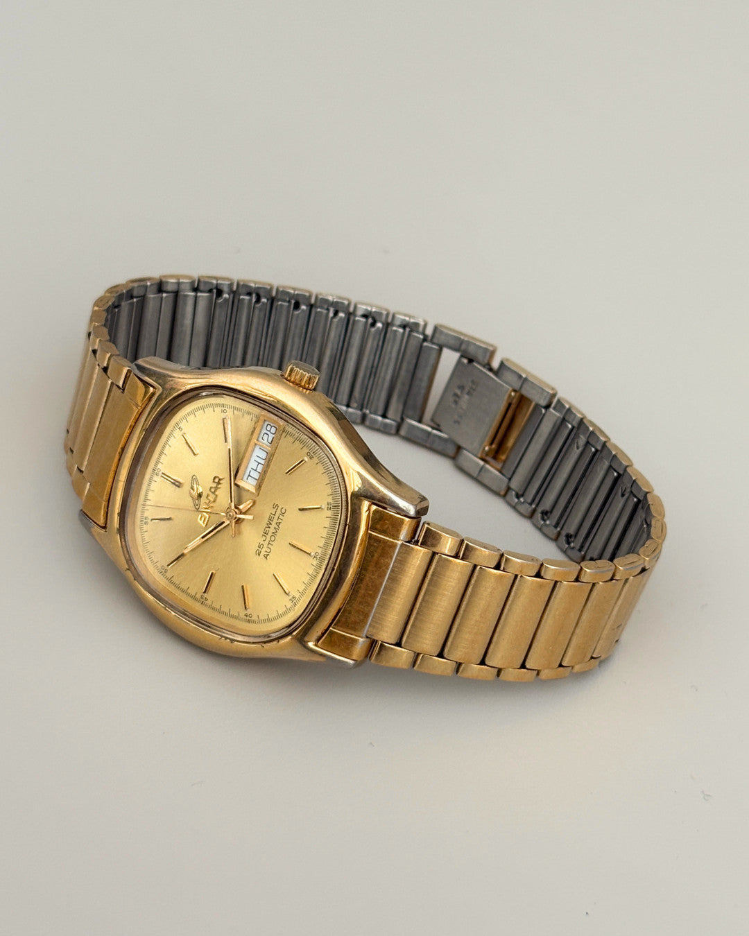 Enicar Ocean Pearl TV Case Day Date 25J Automatic Men’s Watch 1970s Swiss image 19