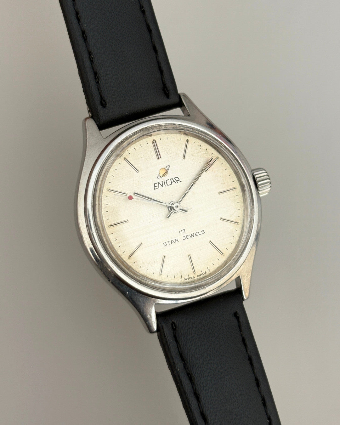 Enicar ETA 2801-2 17J Manual Wind Men’s Watch 1980s Swiss image 3