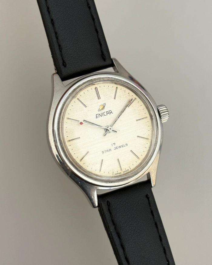 Enicar ETA 2801-2 17J Manual Wind Men’s Watch 1980s Swiss image 3