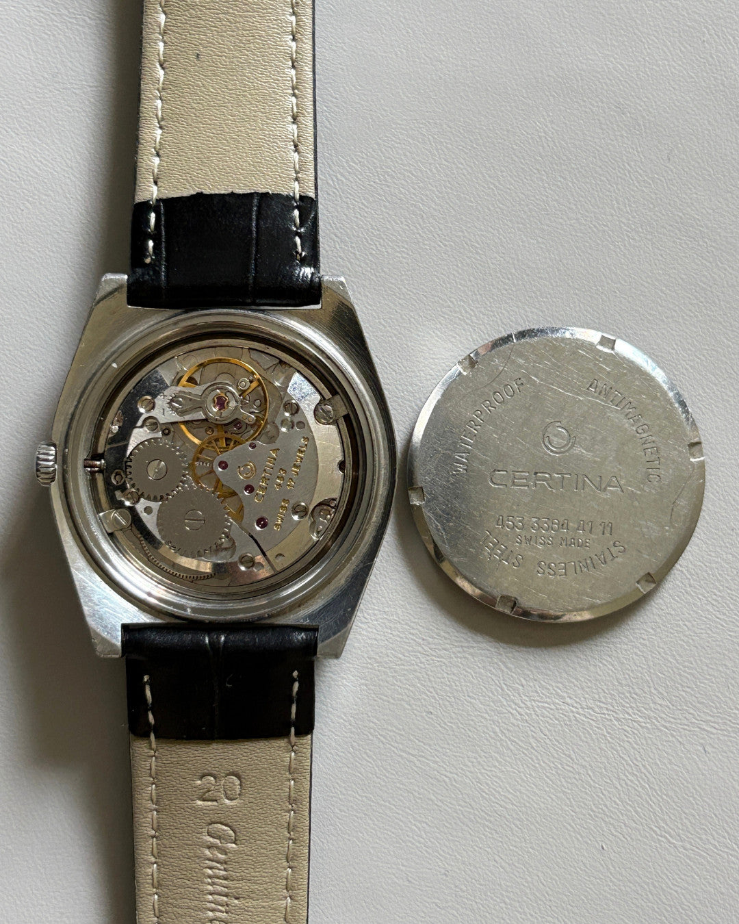 Certina 17J Manual Wind Men’s Watch Swiss Made 1970s Vintage image 7