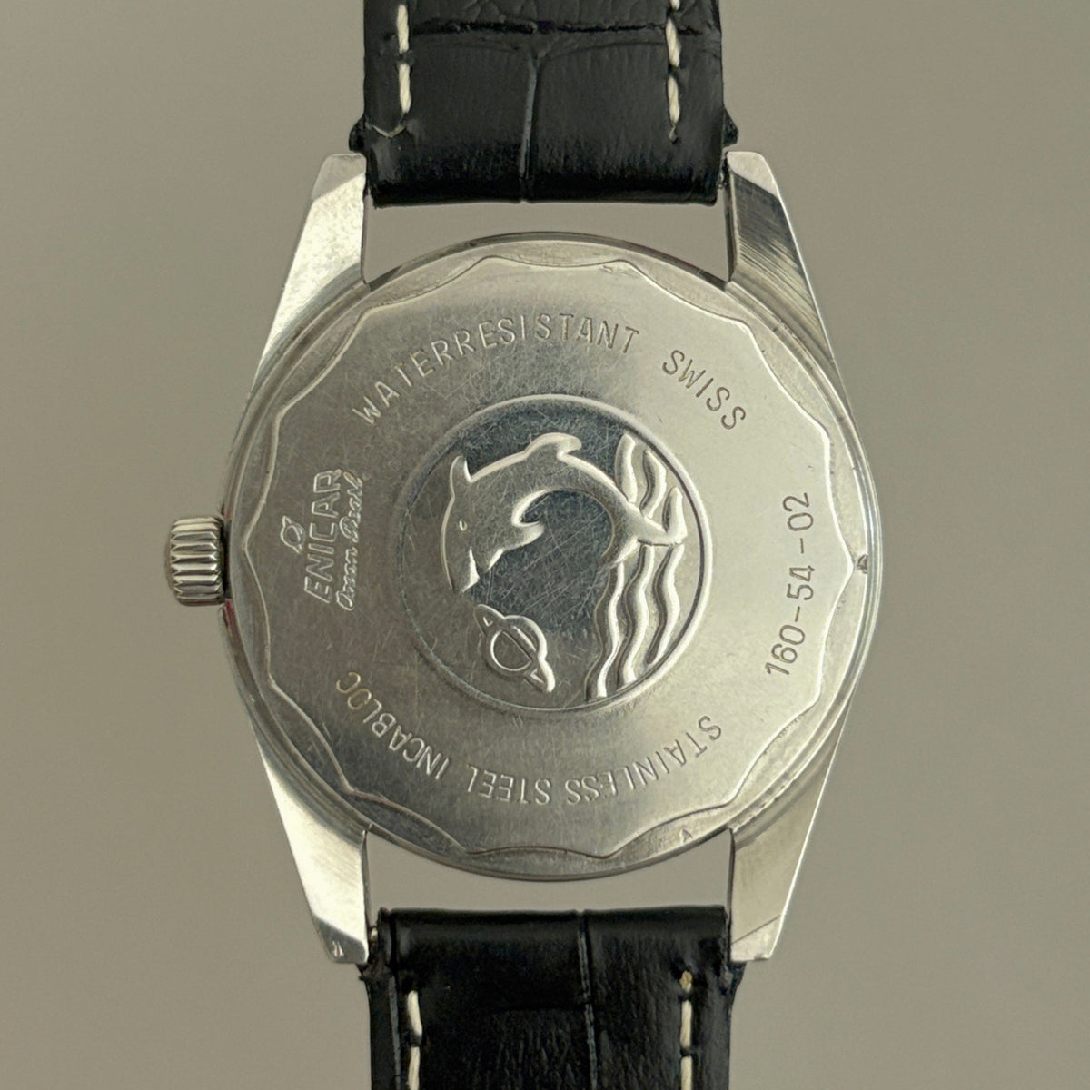 Vintage Enicar Ocean Pearl AR160 17 Jewels Hand-Wind Swiss Men’s Watch archive image 4