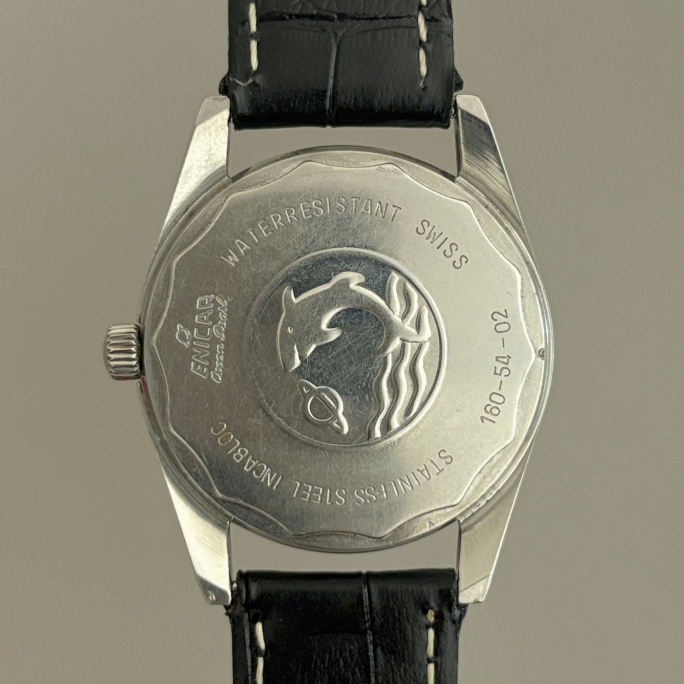 Vintage Enicar Ocean Pearl AR160 17 Jewels Hand-Wind Swiss Men’s Watch archive image 4