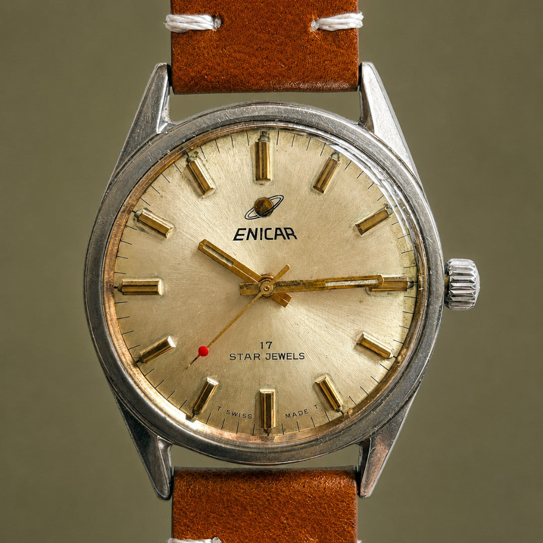 Enicar Ocean Pearl AR160 17J Men’s Watch Swiss Made Vintage image 1