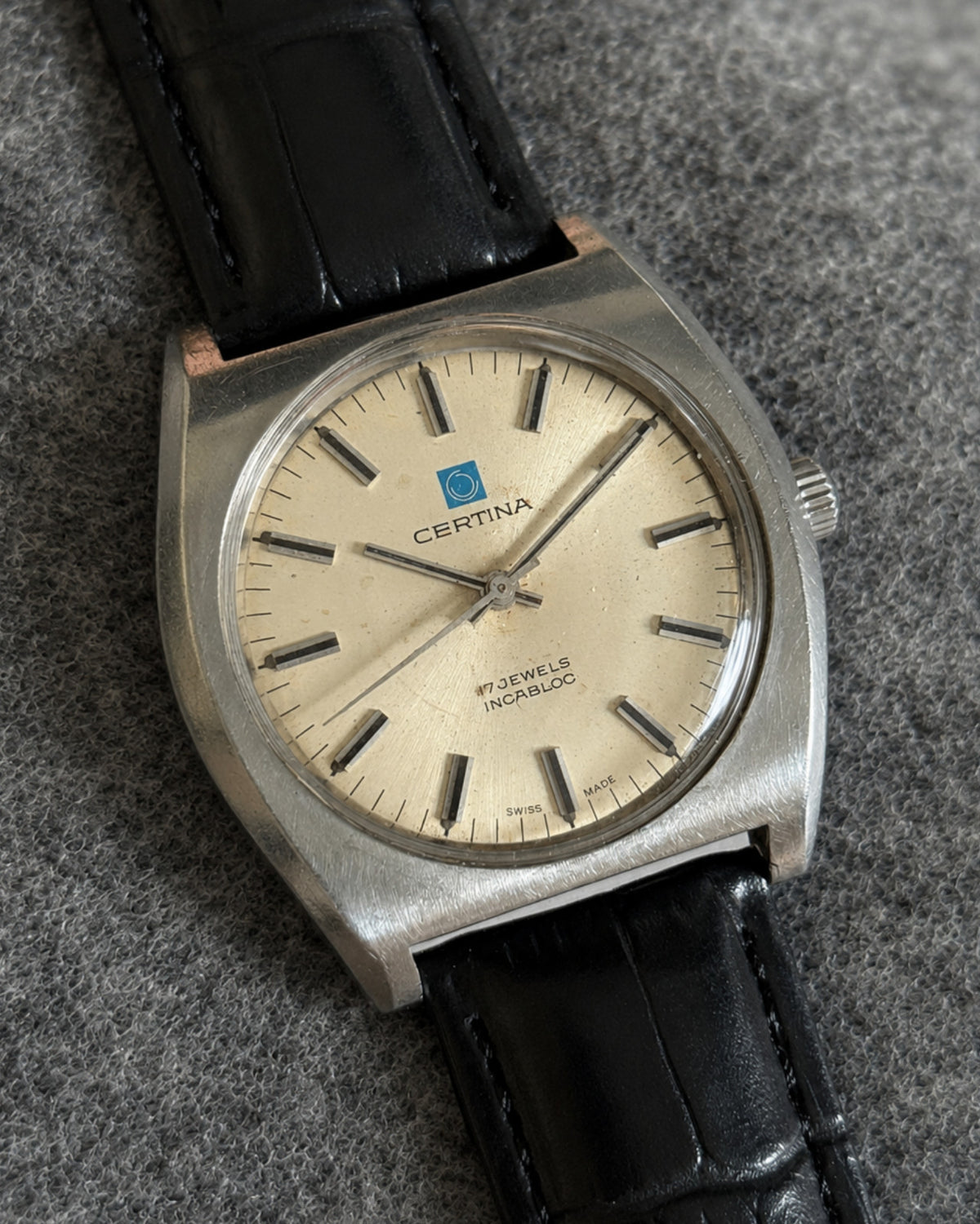 Certina 17J Manual Wind Men’s Watch Swiss Made 1970s Vintage image 13