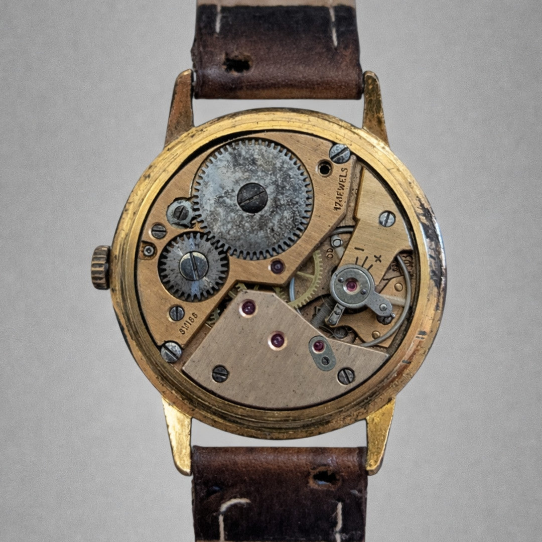 Hislon 17J Mechanical Men’s Watch 35mm Swiss Vintage image 5