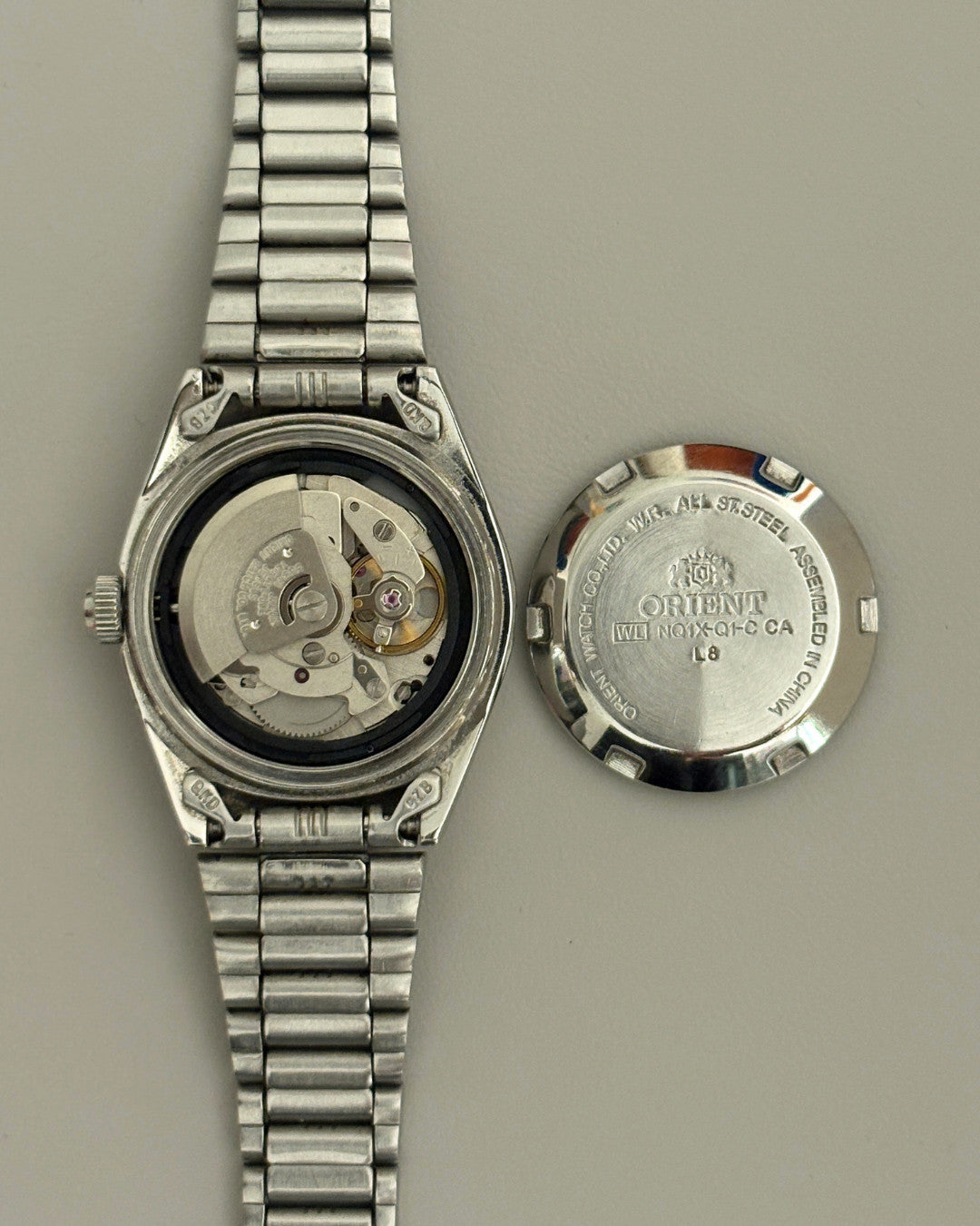 Orient 3 Star Black Dial 21J Automatic Day Date Vintage Watch Japan image 6