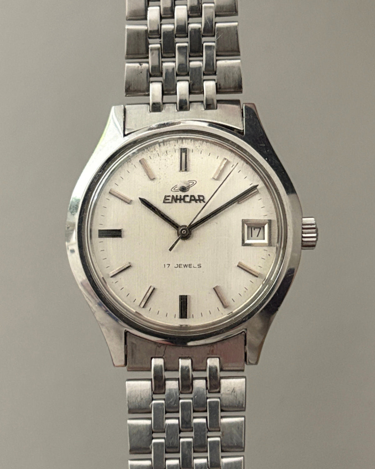 Enicar Ocean Pearl 2161-25-06 36mm Manual Wind Men’s Watch 1970s image 2