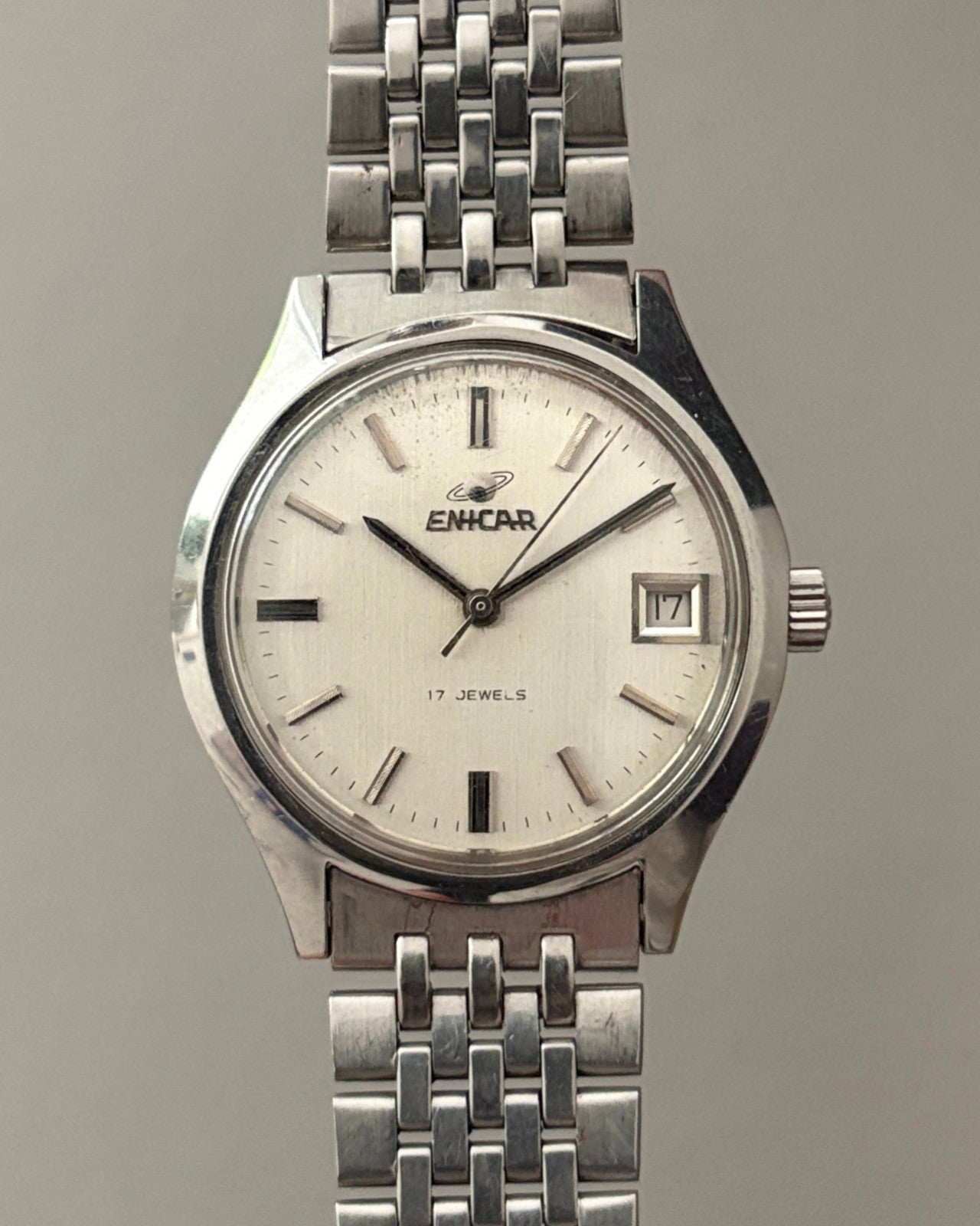 Enicar Ocean Pearl 2161-25-06 36mm Manual Wind Men’s Watch 1970s image 2