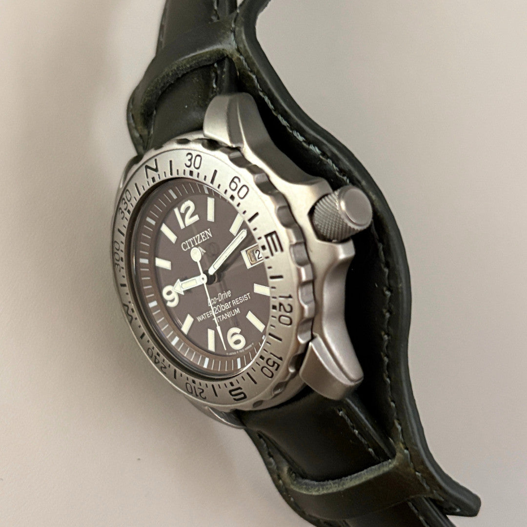 Citizen Promaster Titanium Eco-Drive 7872-H04449 43mm Men’s Watch Rare 200m archive image 6