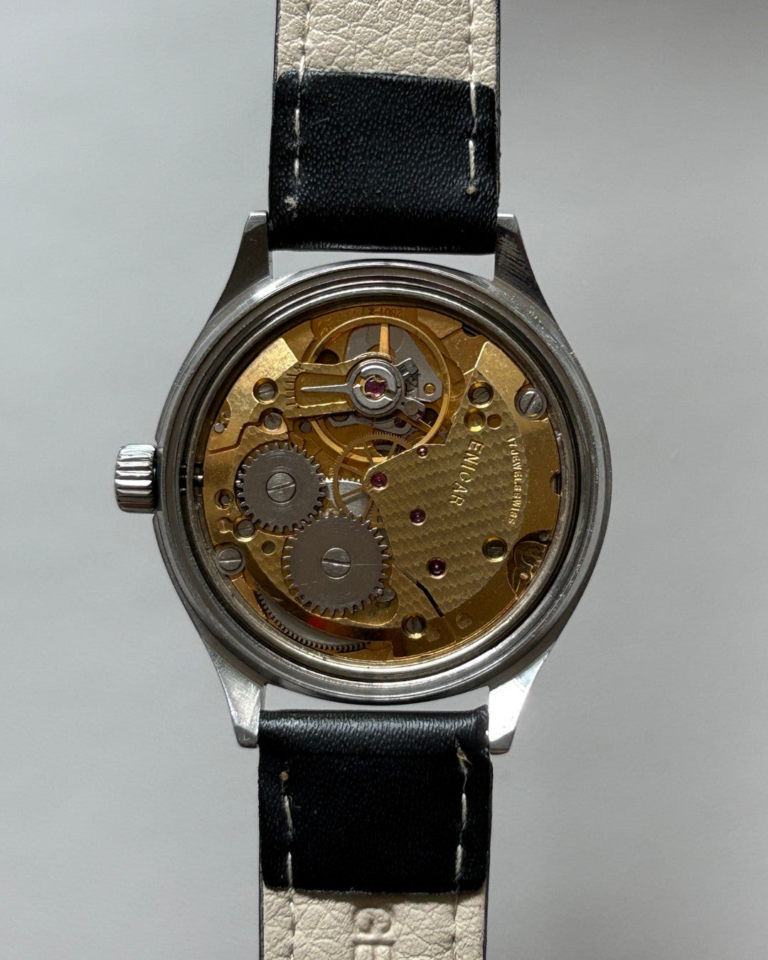 Enicar ETA 2801-2 17J Manual Wind Men’s Watch 1980s Swiss image 6