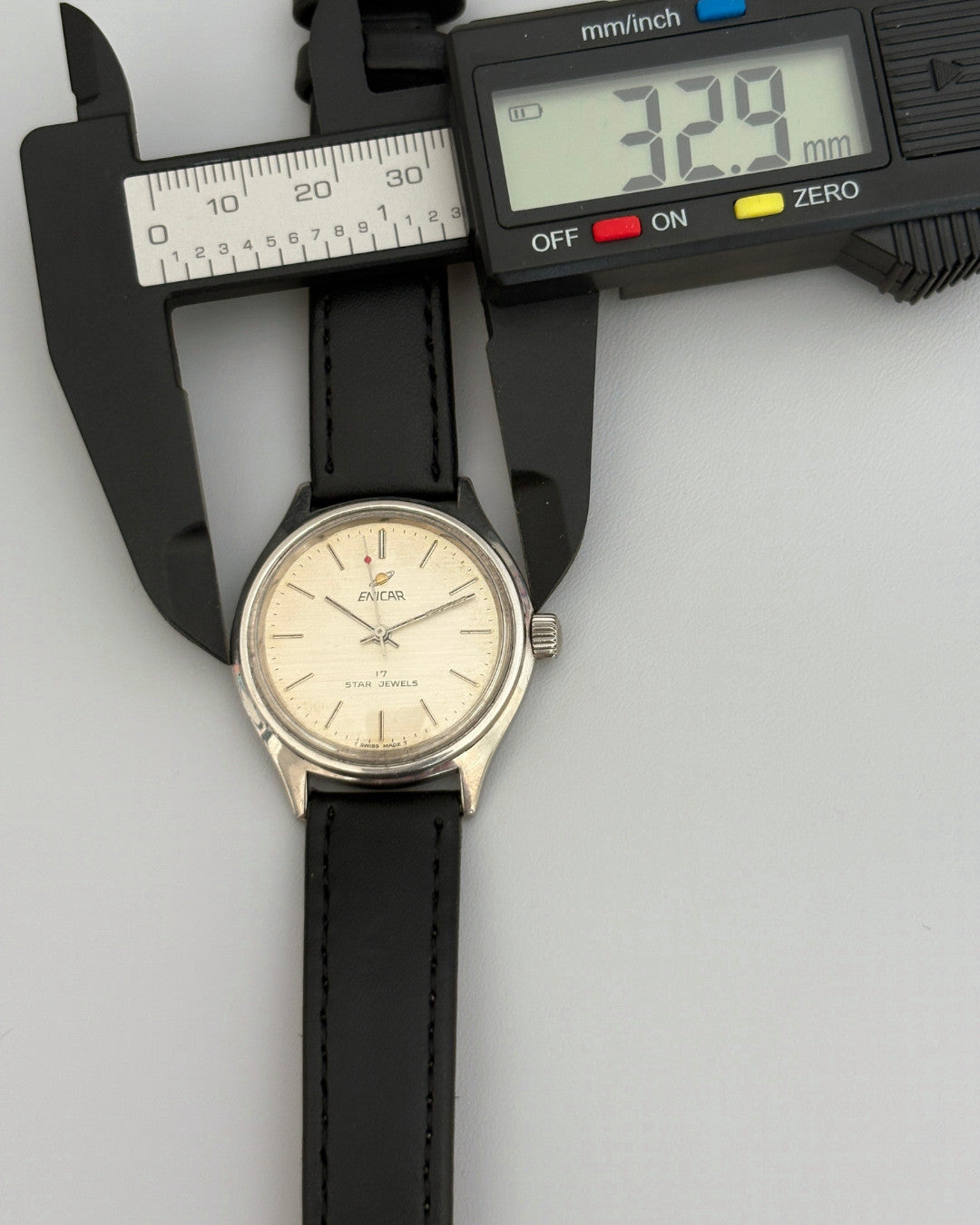 Enicar ETA 2801-2 17J Manual Wind Men’s Watch 1980s Swiss image 12