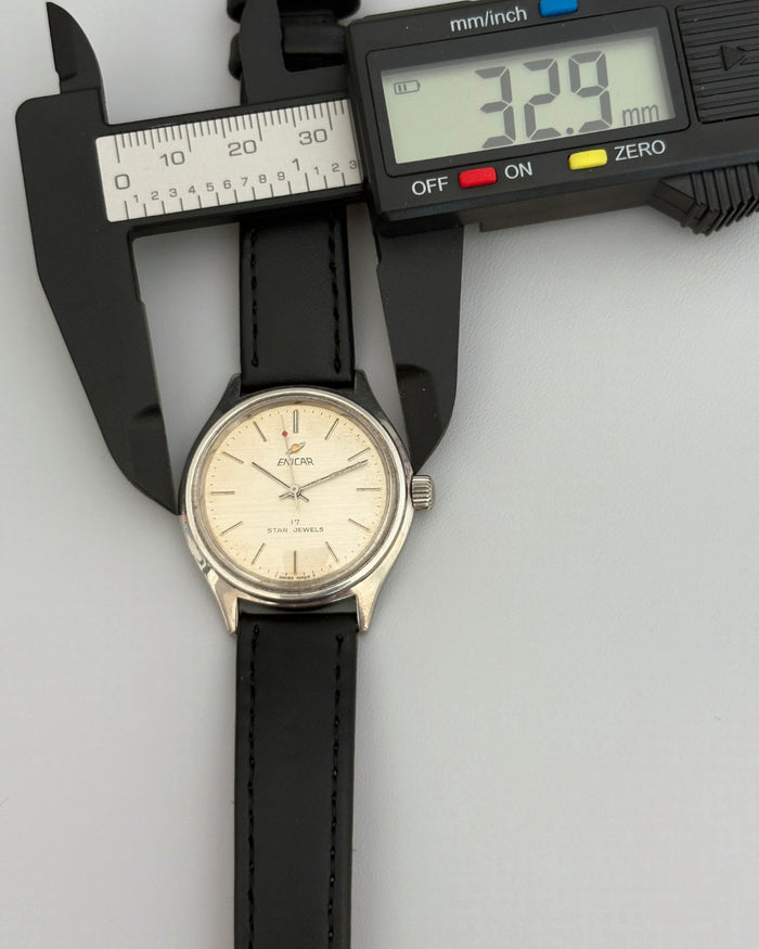 Enicar ETA 2801-2 17J Manual Wind Men’s Watch 1980s Swiss image 12