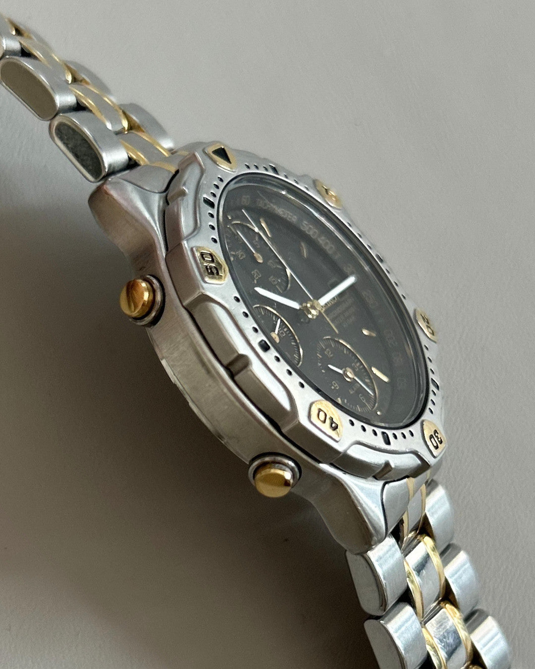 Seiko 7T32-6E40 Chronograph Quartz Men’s Watch 1995 Japan Vintage image 3