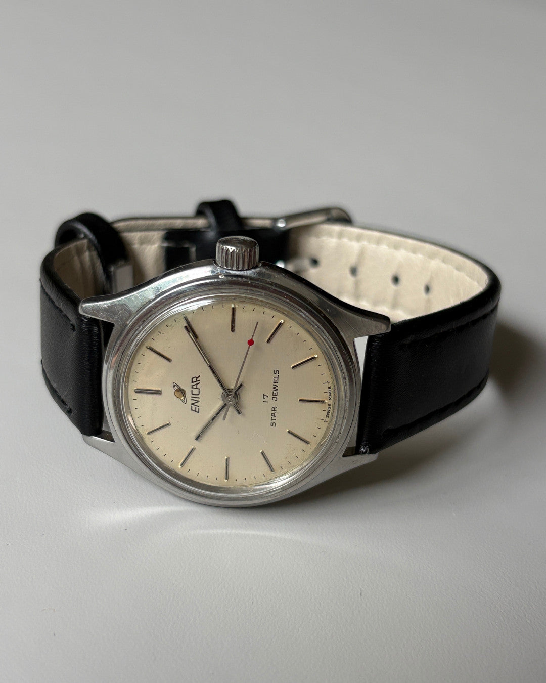 Enicar ETA 2801-2 17J Manual Wind Men’s Watch 1980s Swiss image 8