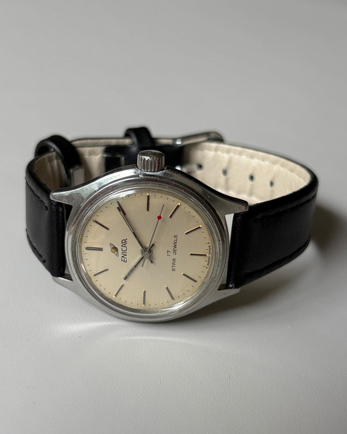 Enicar ETA 2801-2 17J Manual Wind Men’s Watch 1980s Swiss image 8