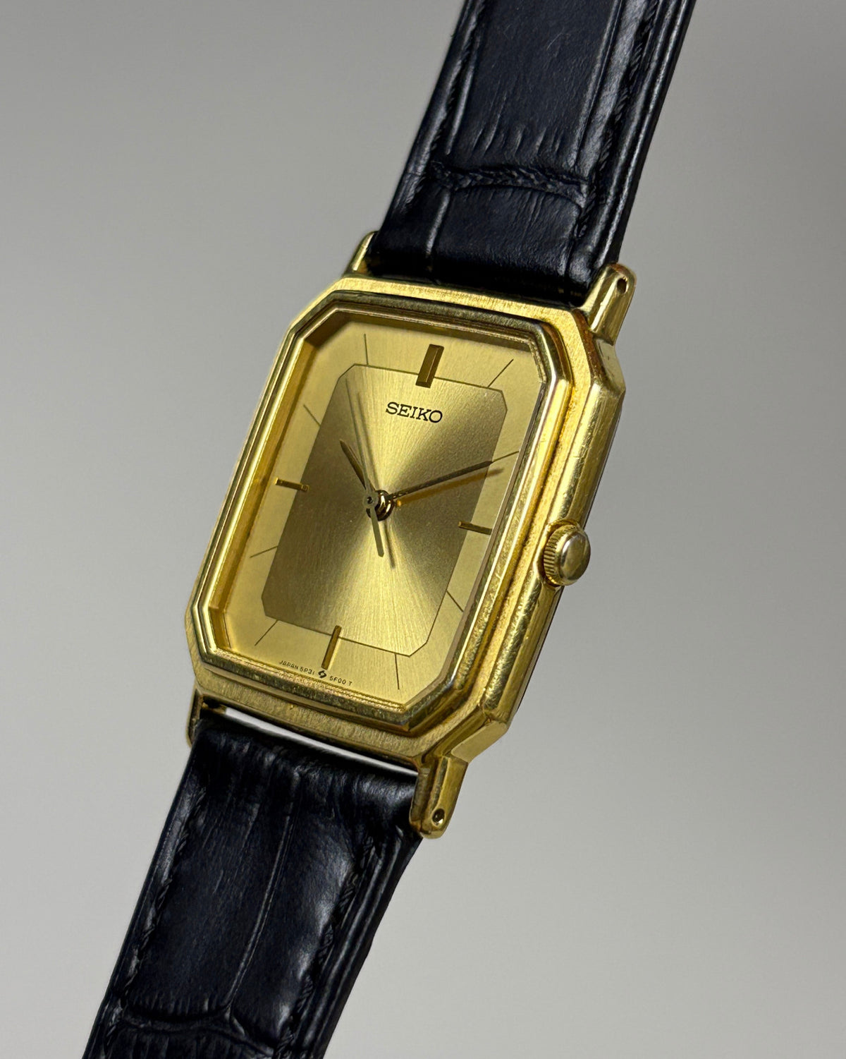 Seiko Chariot 5P31-5D70 Gold Tank Quartz Men’s Watch 1989 Japan image 4