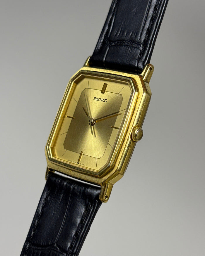 Seiko Chariot 5P31-5D70 Gold Tank Quartz Men’s Watch 1989 Japan image 2