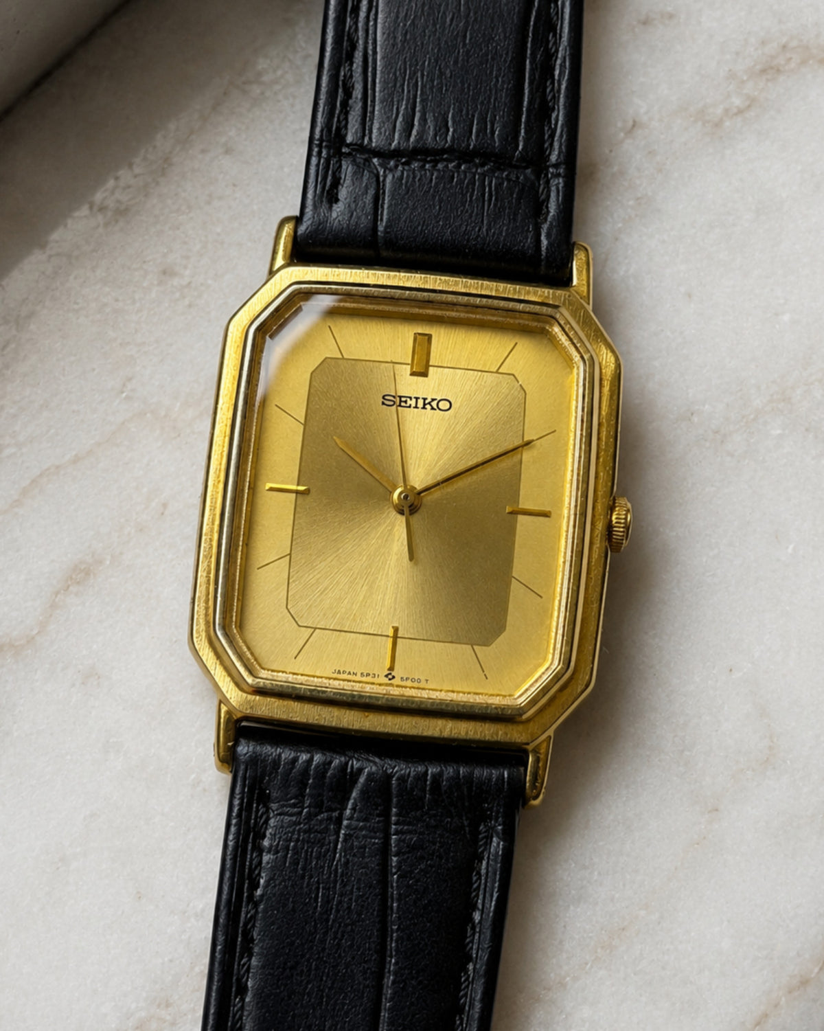 Seiko Chariot 5P31-5D70 Gold Tank Quartz Men’s Watch 1989 Japan image 13