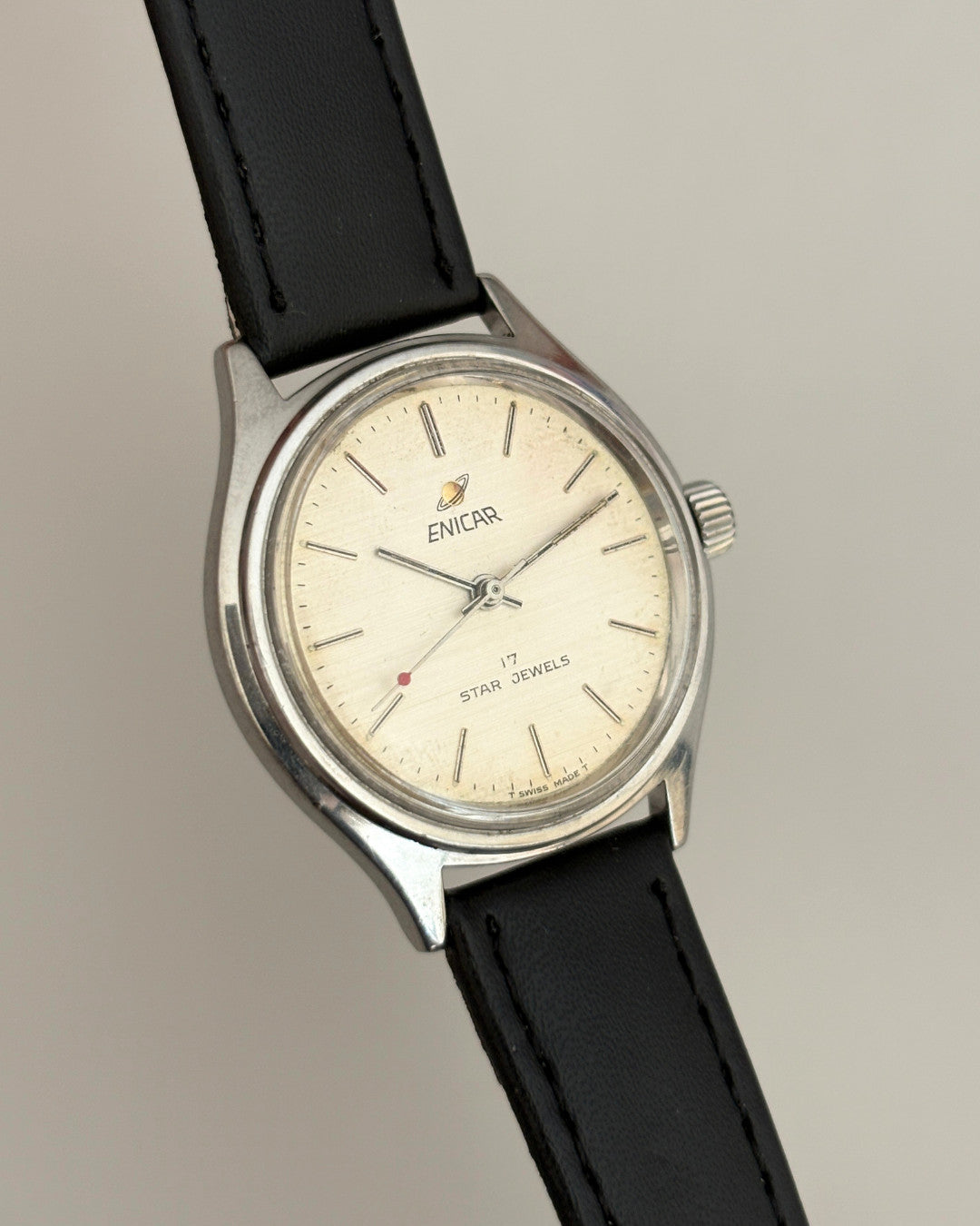 Enicar ETA 2801-2 17J Manual Wind Men’s Watch 1980s Swiss image 2