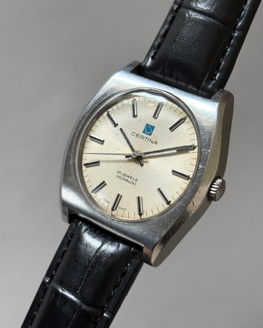 Certina 17J Manual Wind Men’s Watch Swiss Made 1970s Vintage image 4