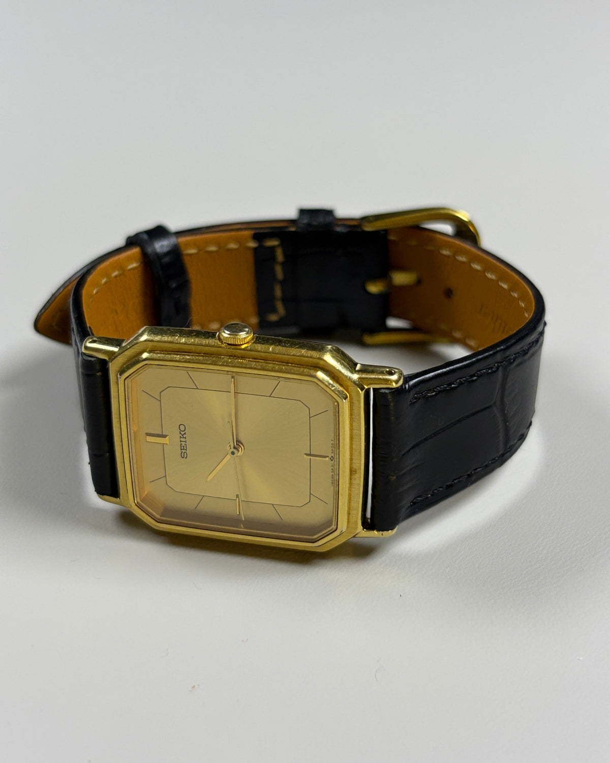 Seiko Chariot 5P31-5D70 Gold Tank Quartz Men’s Watch 1989 Japan image 10