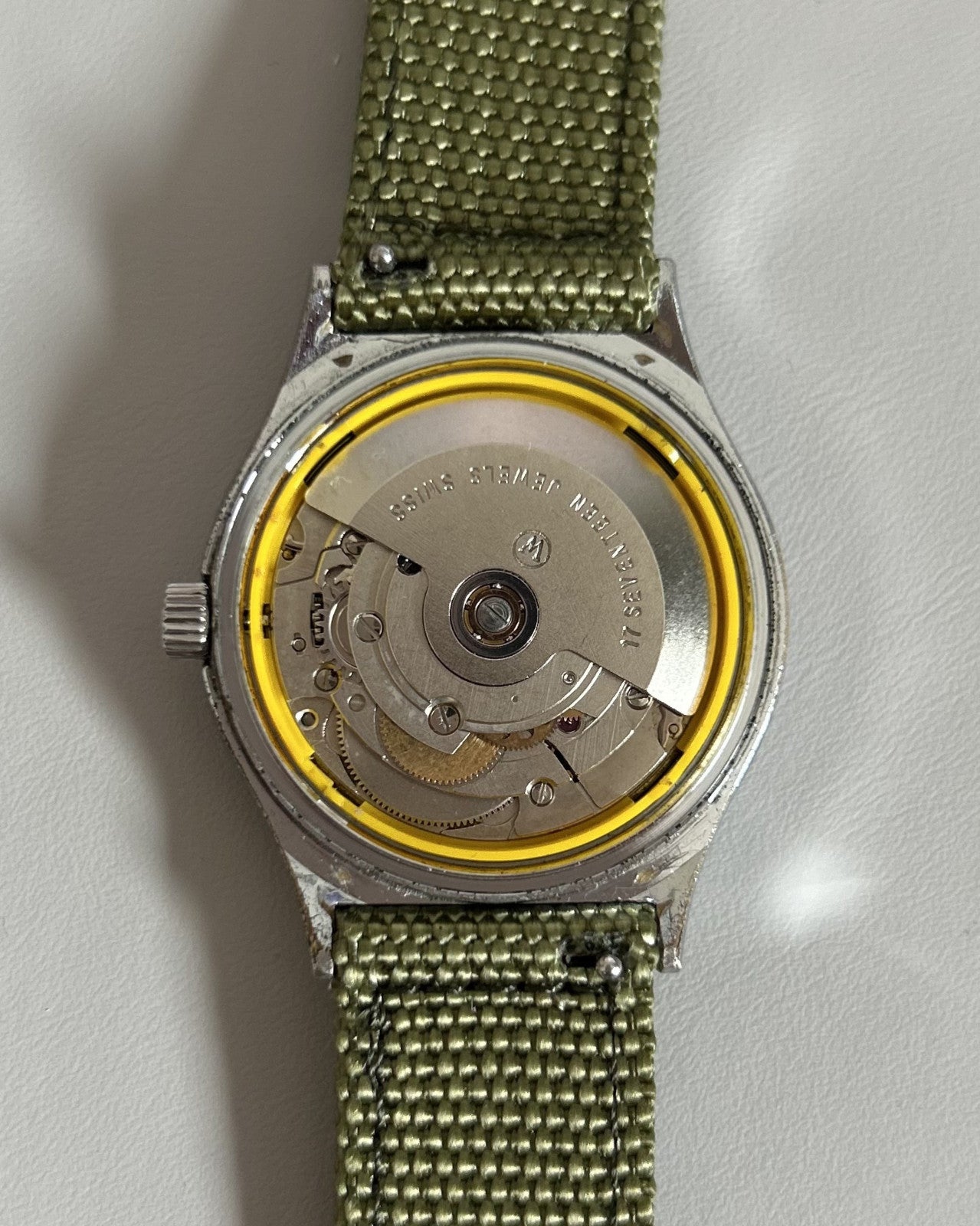 West End Sowar 17J Automatic 34mm Vintage Men’s Watch Swiss image 7