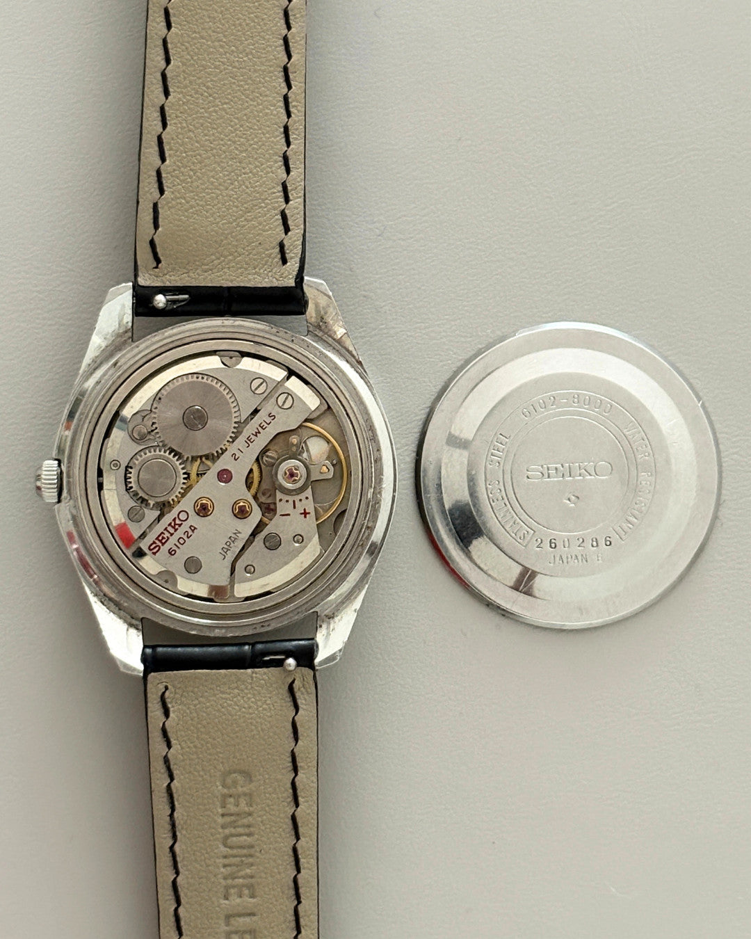 Seiko Skyliner 6102-8000 21J Hand-Wind Men’s Watch 1972 Japan image 6