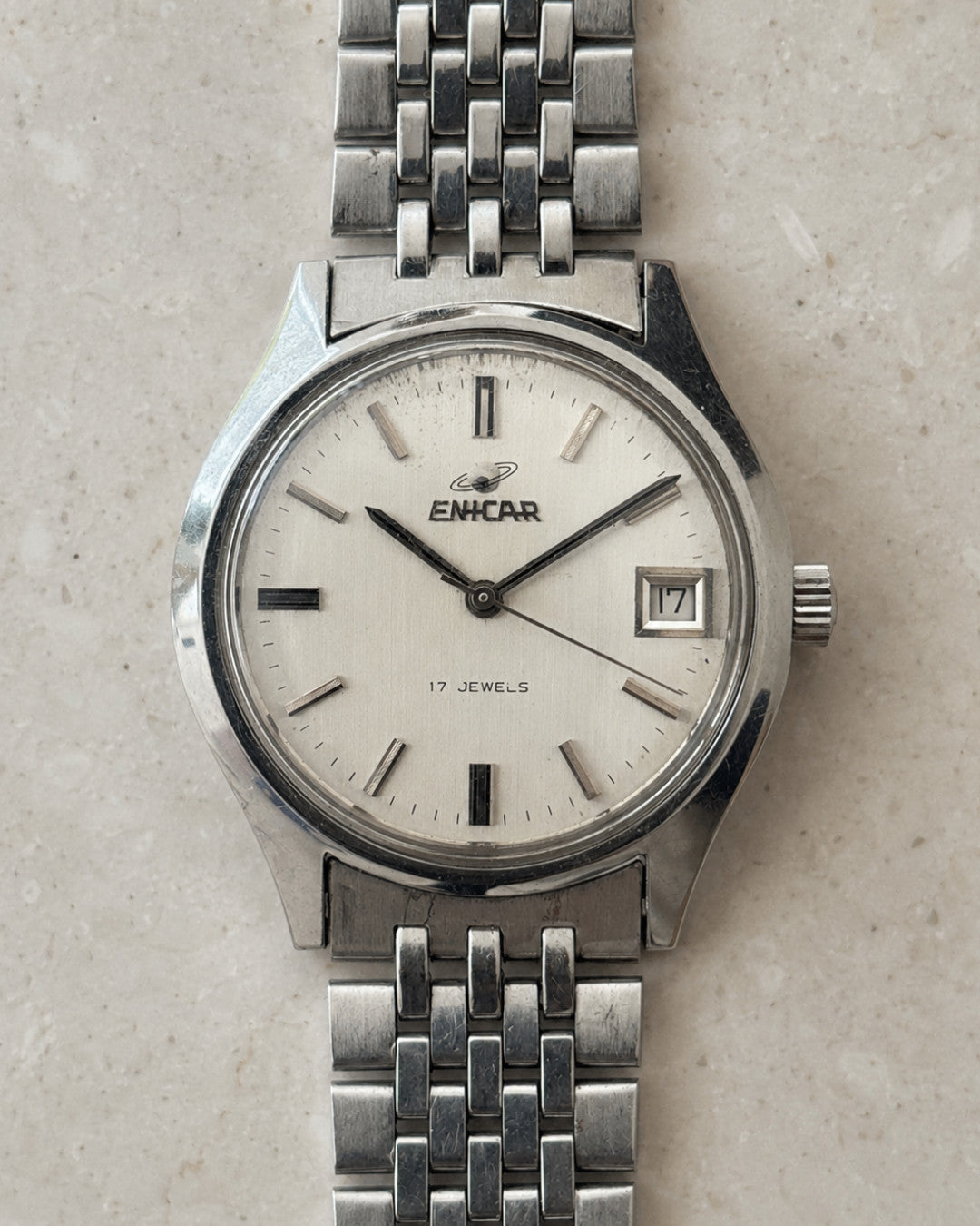 Enicar Ocean Pearl 2161-25-06 36mm Manual Wind Men’s Watch 1970s image 16
